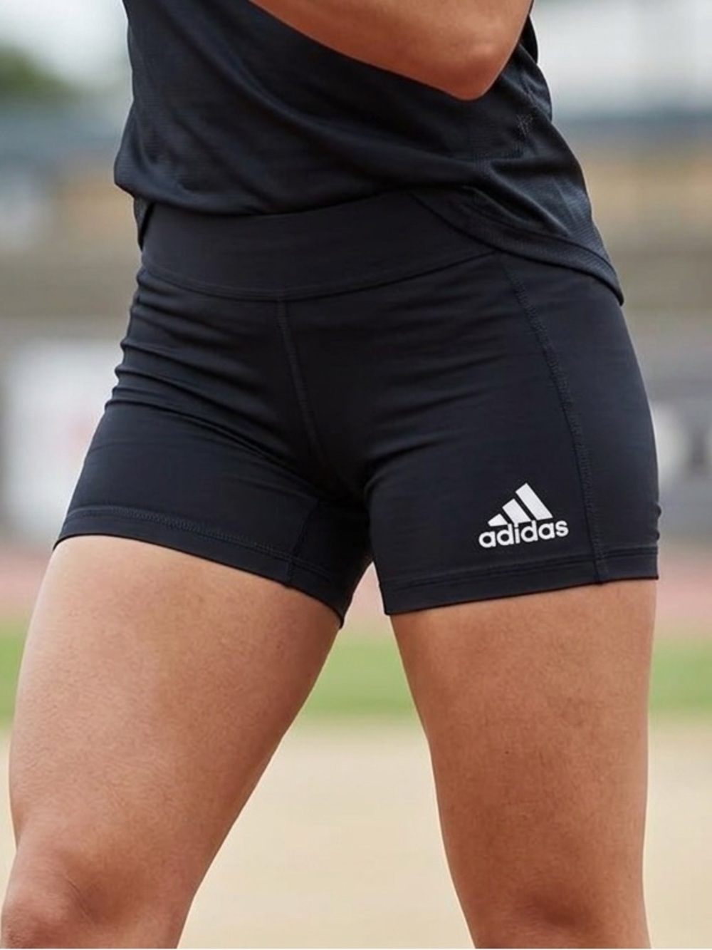 Adidas Black 5” Aeroready Compression Shorts XS